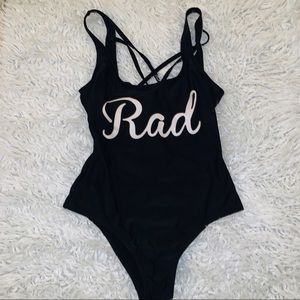 RAD one piece swimsuit 🩱